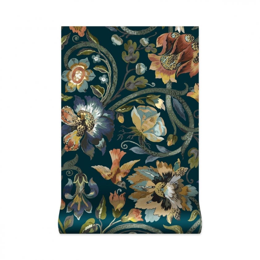 GAIA Wallpaper - Midnight - House of Hackney