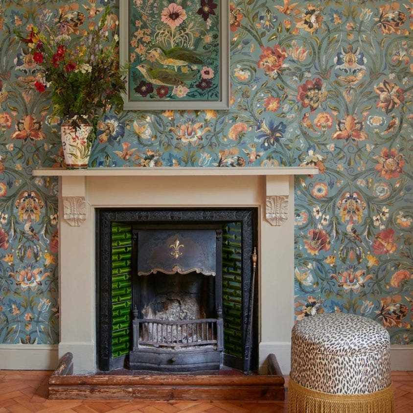 GAIA Wallpaper - Prussian-Blue - House of Hackney