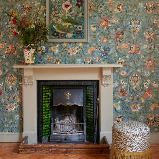 GAIA Wallpaper - Prussian-Blue - House of Hackney