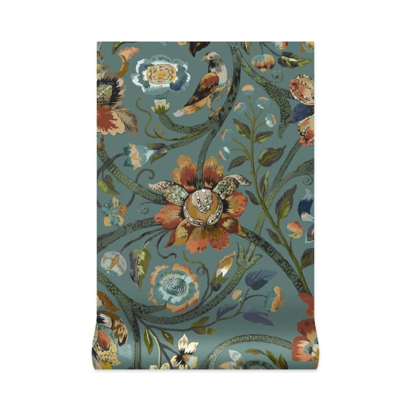 GAIA Wallpaper - Prussian-Blue - House of Hackney