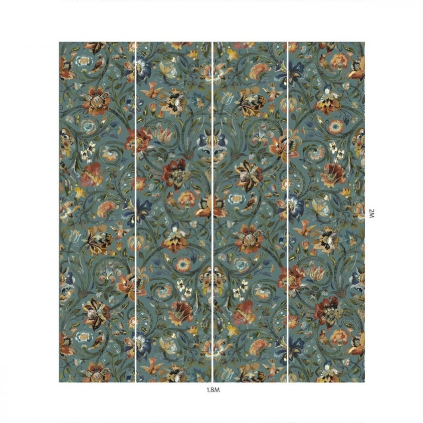 GAIA Wallpaper - Prussian-Blue - House of Hackney