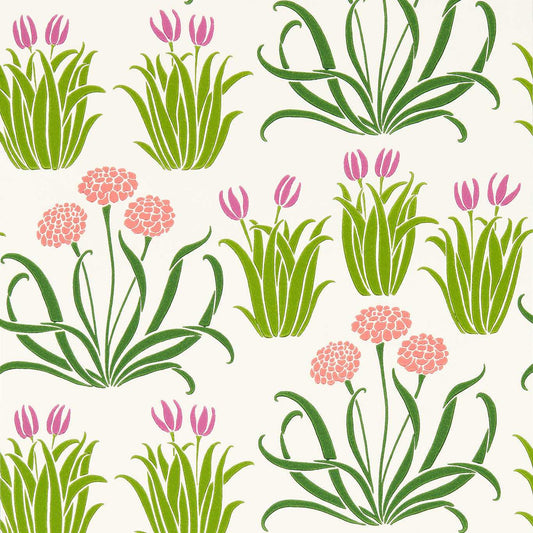 Glade Wallpaper - Tulip Fields - 217342 - Morris & Co