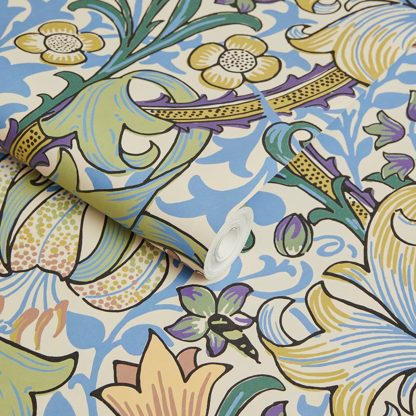 Golden Lily Wallpaper - Sky - House of Hackney