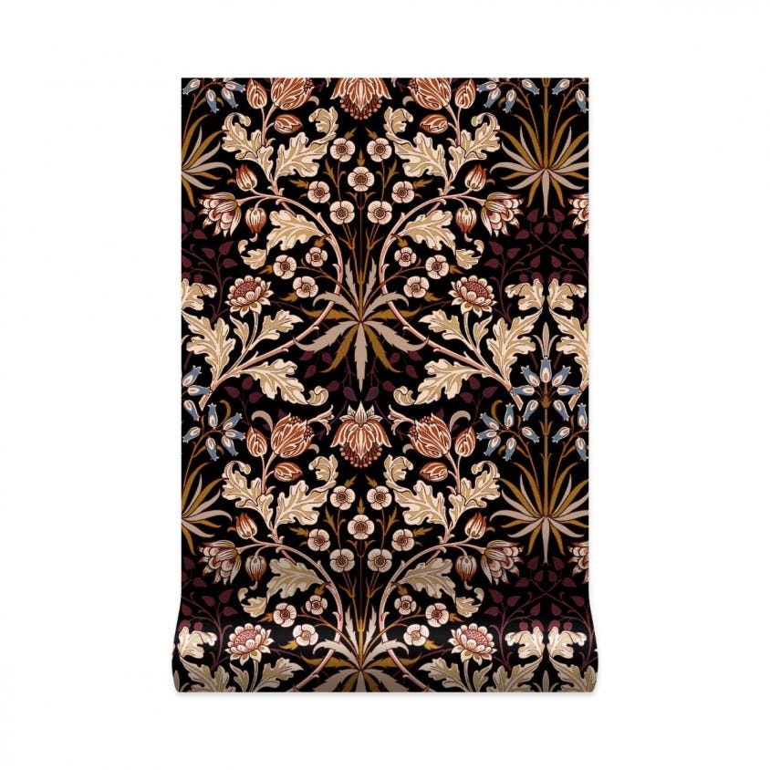 HYACINTH Wallpaper - Black - House of Hackney