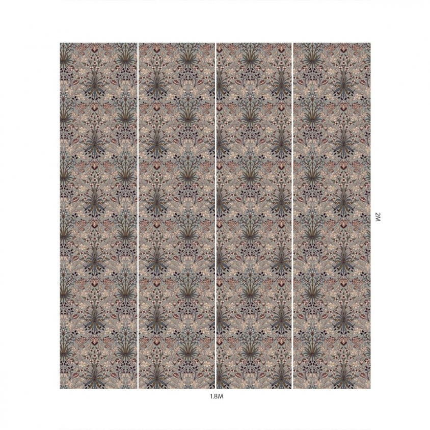 HYACINTH Wallpaper - Dove-Grey - House of Hackney