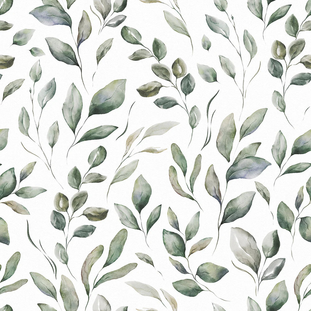 Fallen Foliage Wallpaper - Rustic Greens - LAN100041