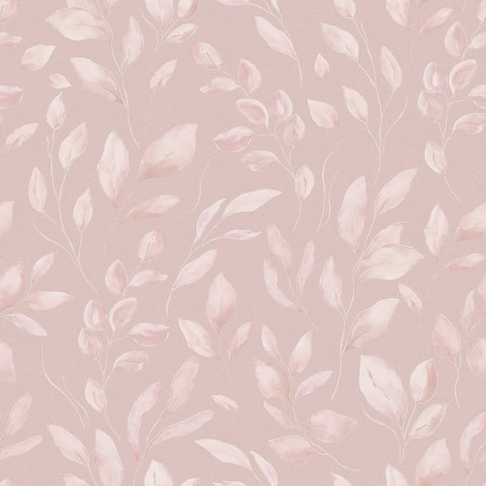 Fallen Foliage Wallpaper - French Pink - LAN100044