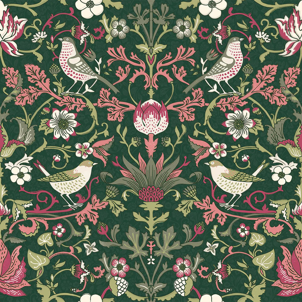 Garden Visitors Wallpaper - Guava on Castleton Green - LAN100083