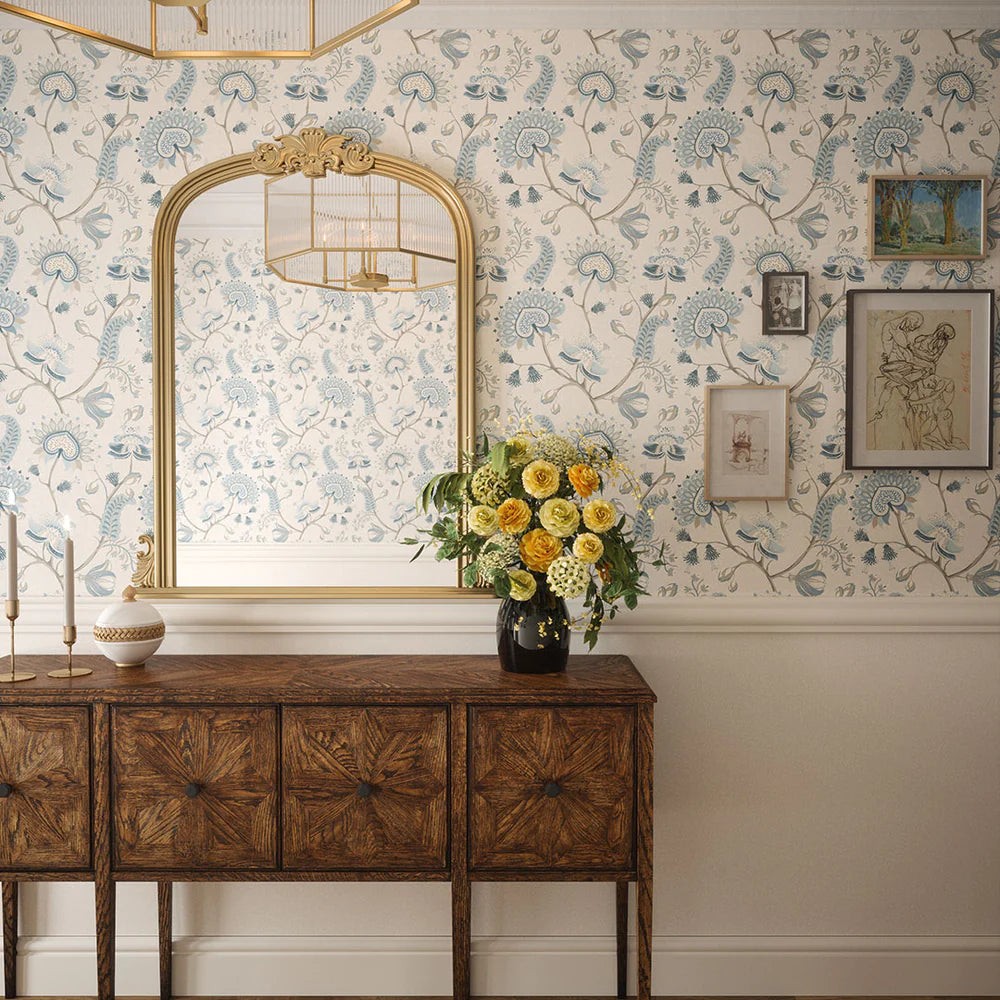 Beaumont Plain Wallpaper - Ecru - LAN100110