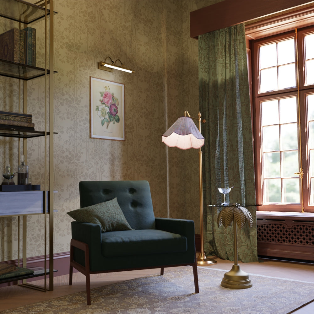 Garden Trellis Wallpaper - Ochre and Gold - LAN100153