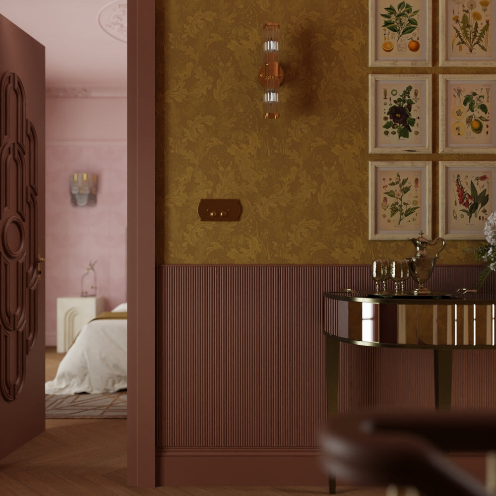 Jard Wallpaper - Shades of Gold - LAN100178