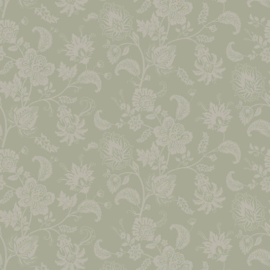 Balmoral Baroque Wallpaper - Warm Grey - LAN100211