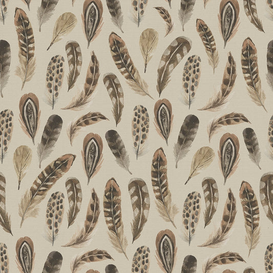 Birds of a Feather Wallpaper - Rural Tones on Vintage Cream - LAN100216
