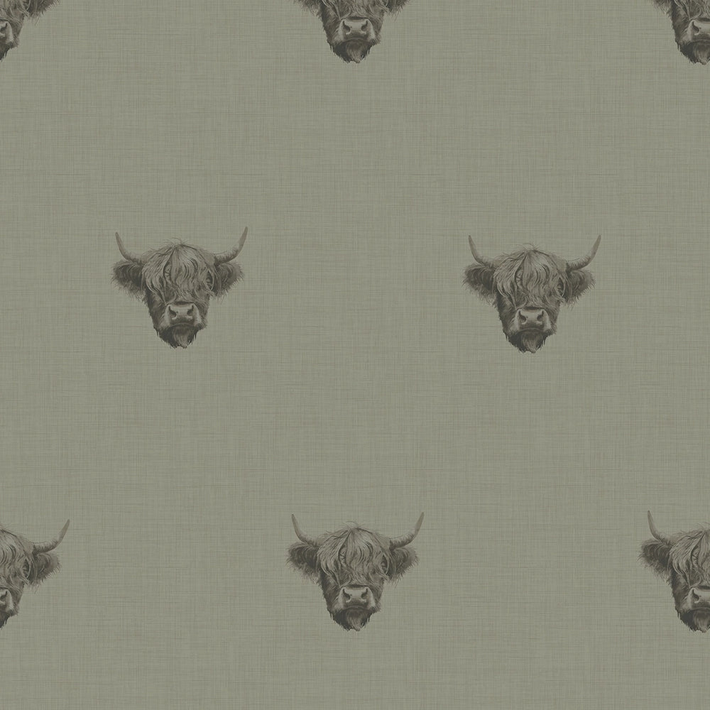 Heilan Coo Wallpaper - Warm Grey - LAN100237
