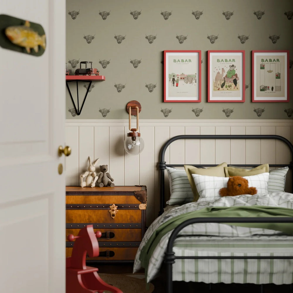 Heilan Coo Wallpaper - Warm Grey - LAN100237