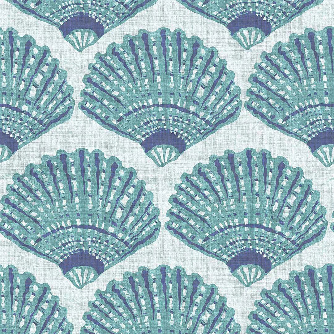 Beachcomber Wallpaper - Teal - LAN100274