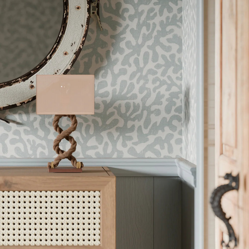 Coral Cove Wallpaper - Teal - LAN100282