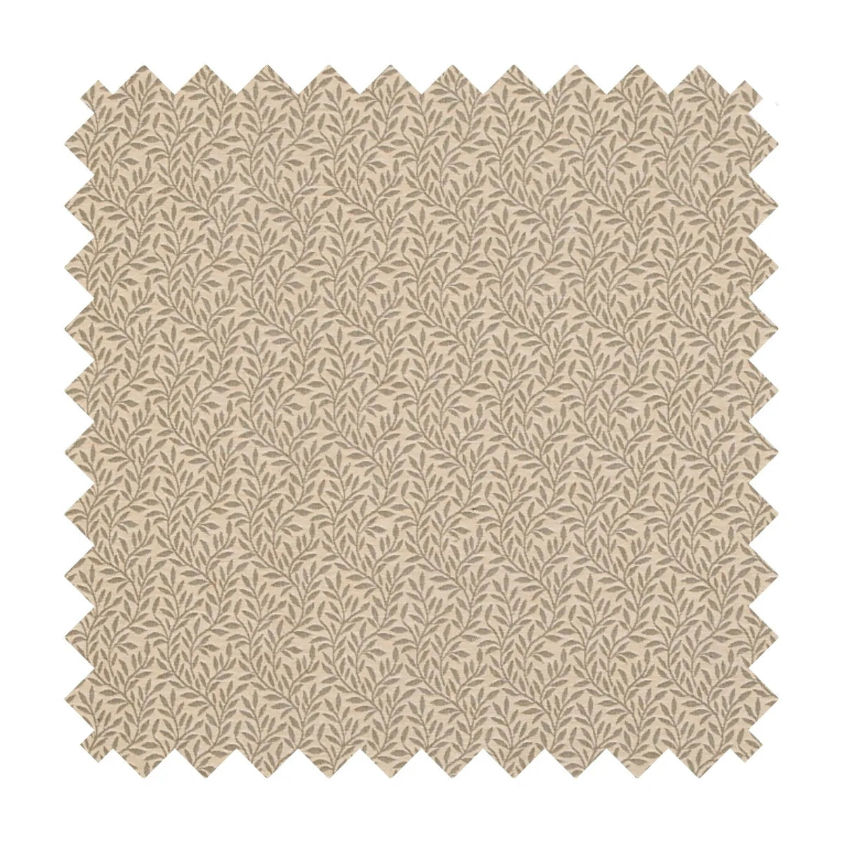 Lily Leaves Tapestry Fabric - Taupe - Hines of Oxford