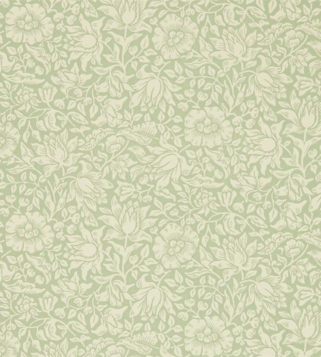 Mallow Wallpaper - Apple Green - 216678 - Morris & Co