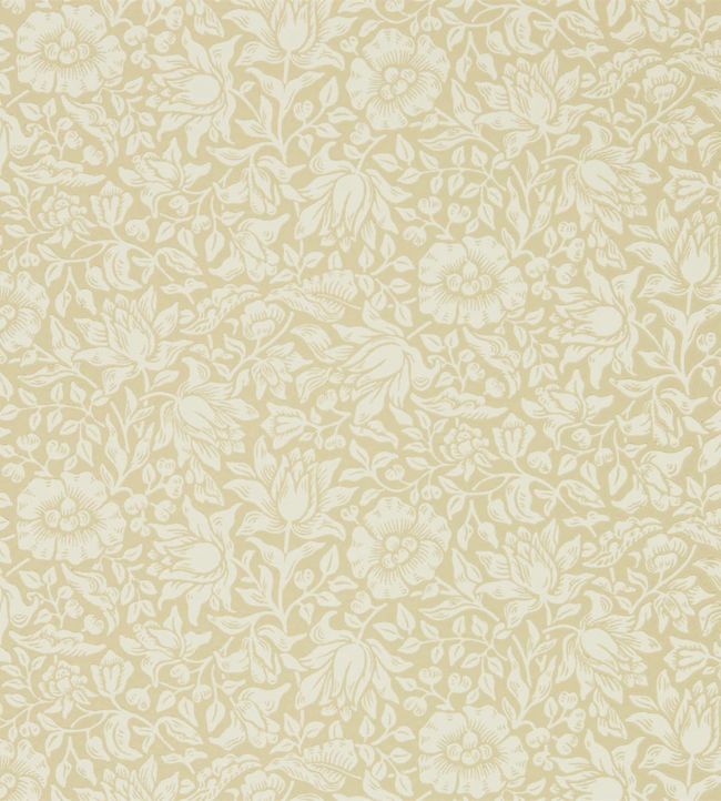 Mallow Wallpaper - Soft Gold - 216677 - Morris & Co