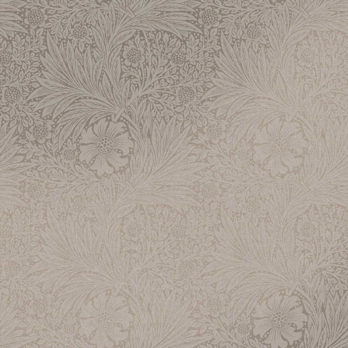 Marigold Fibrous Wallpaper - Neutral - William Morris AH