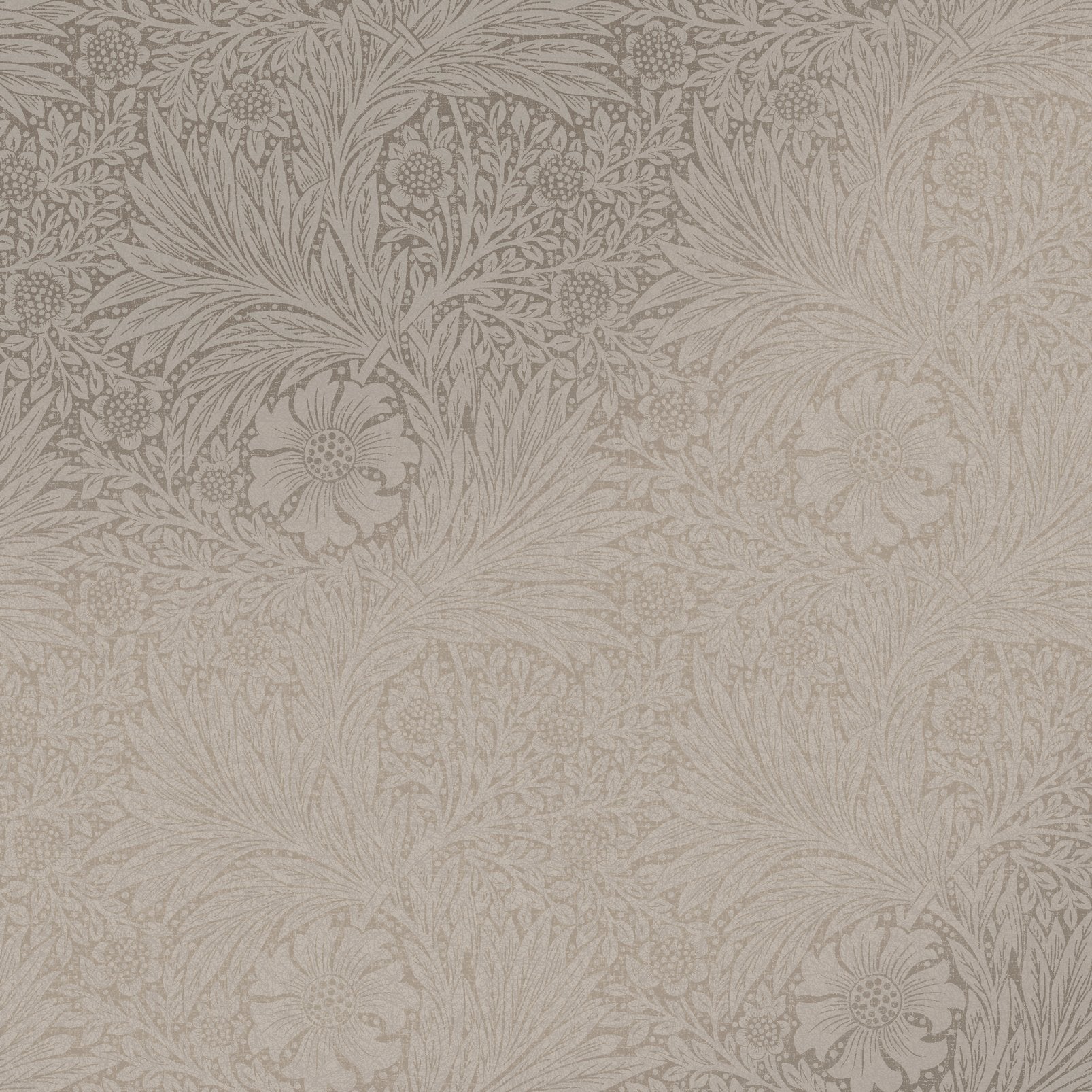 Marigold Fibrous Wallpaper - Neutral - William Morris AH