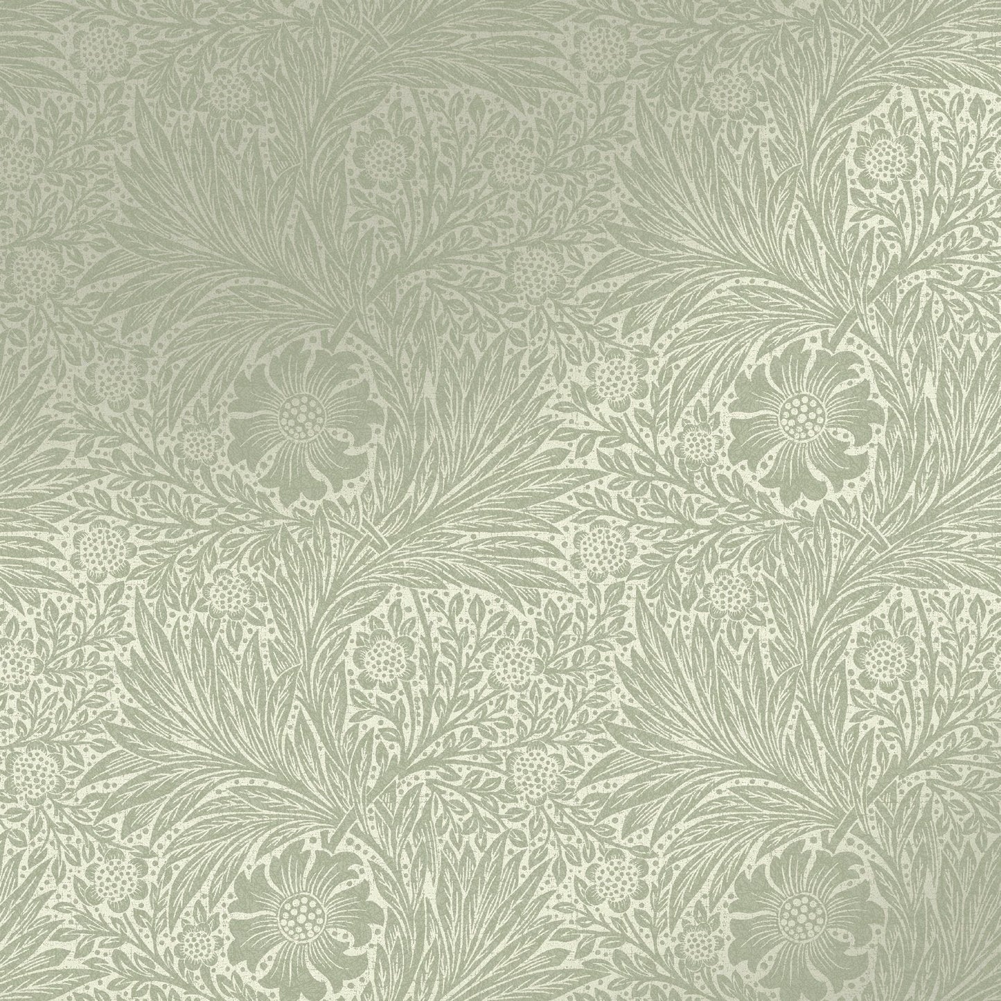 Marigold Fibrous Wallpaper - Sage - William Morris AH
