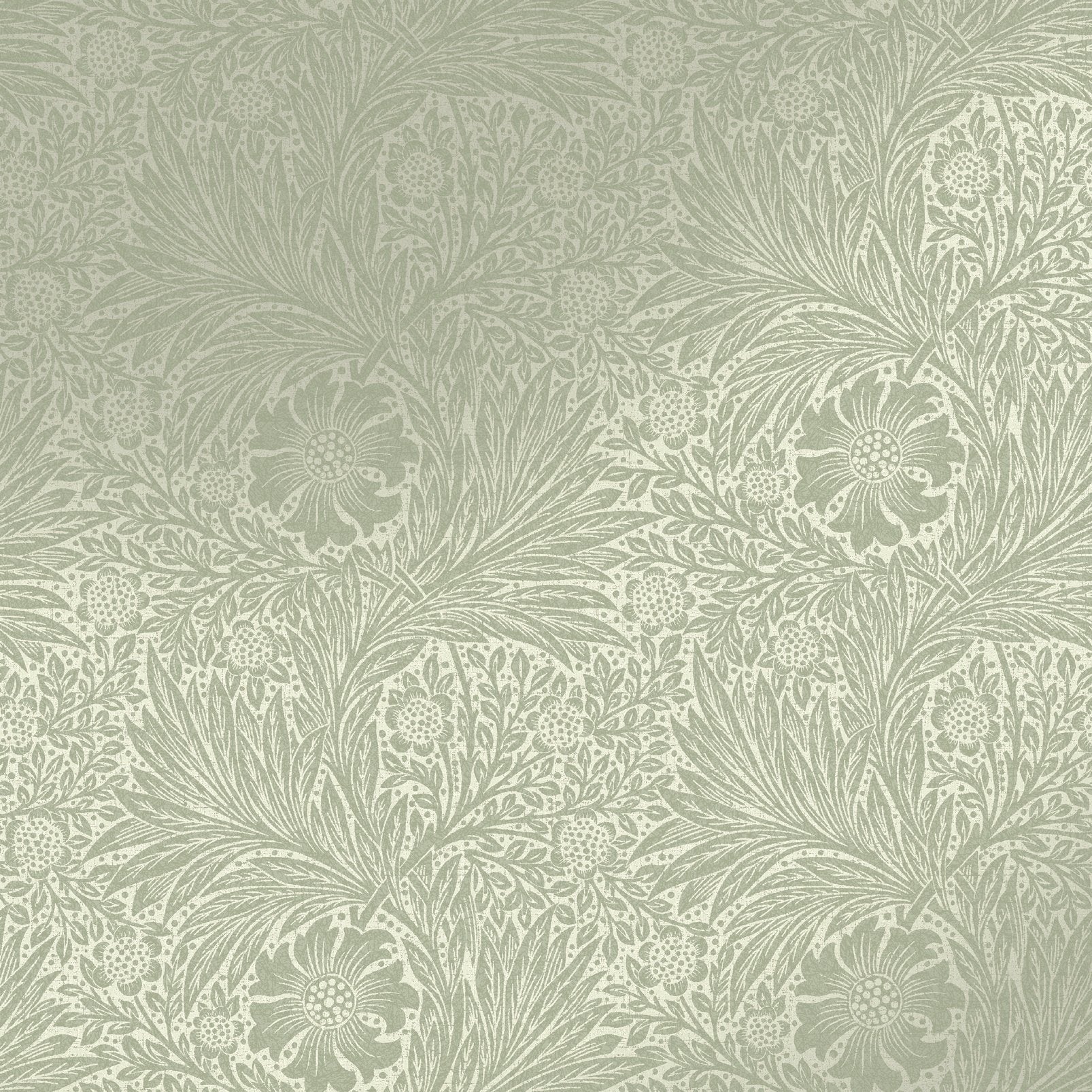 Marigold Fibrous Wallpaper - Sage - William Morris AH