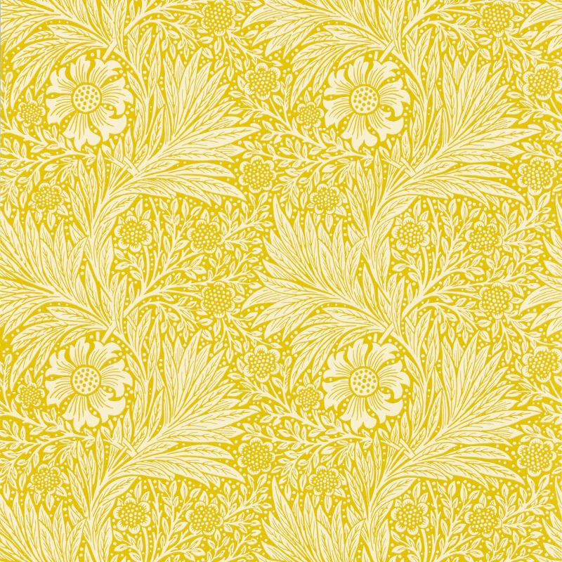 Marigold Wallpaper - Yellow - 217091 - Morris & Co