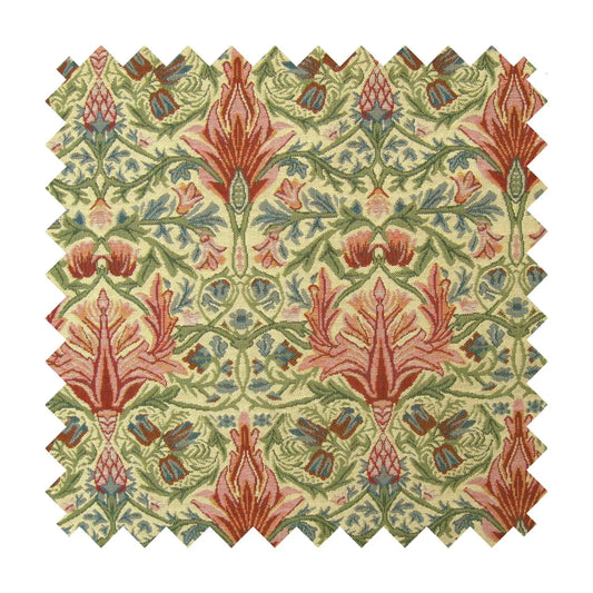 Morris Snakeshead Tapestry Fabric - Green - Hines of Oxford