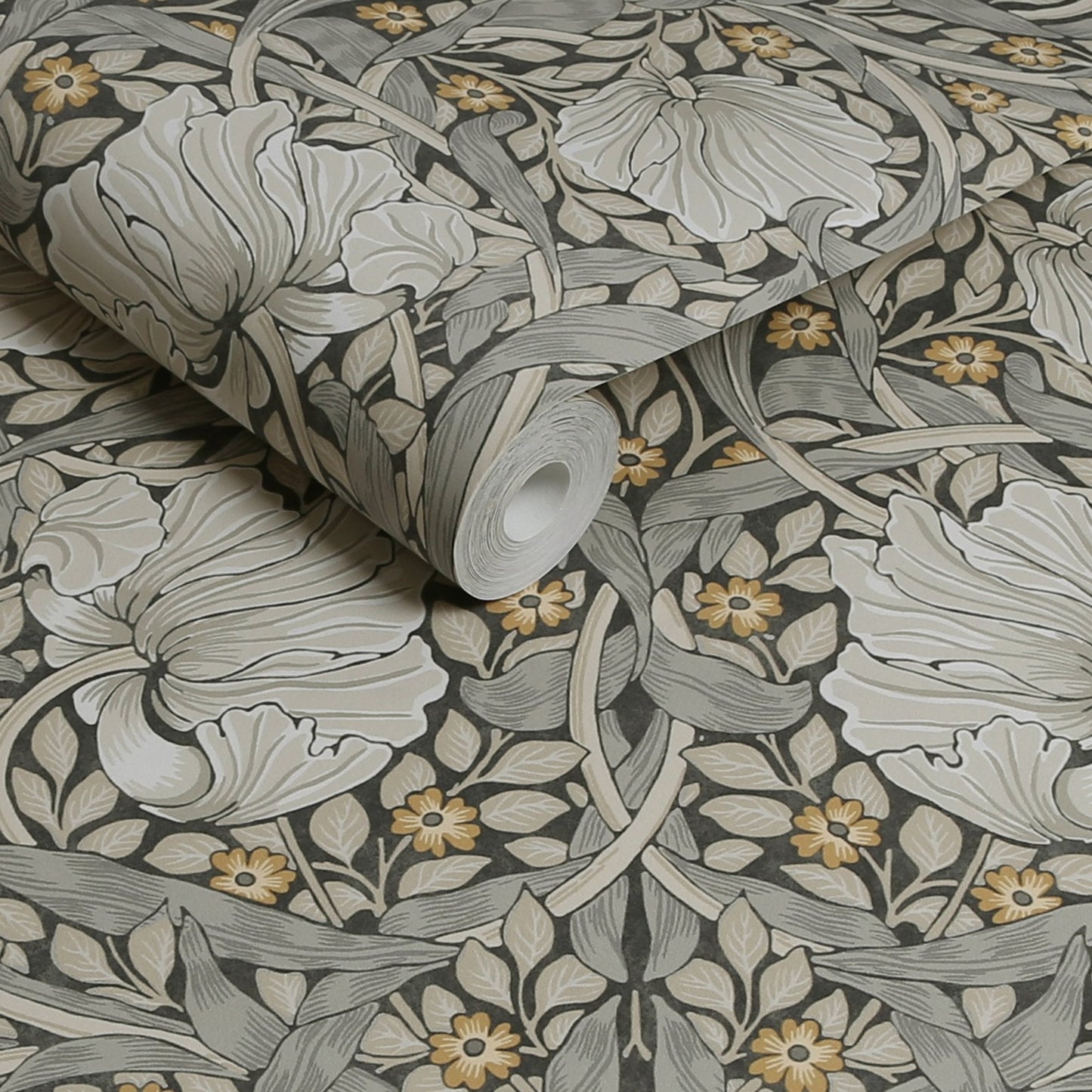 Pimpernel Wallpaper - Grey - William Morris AH