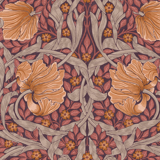 Pimpernel Wallpaper - Plum - William Morris AH