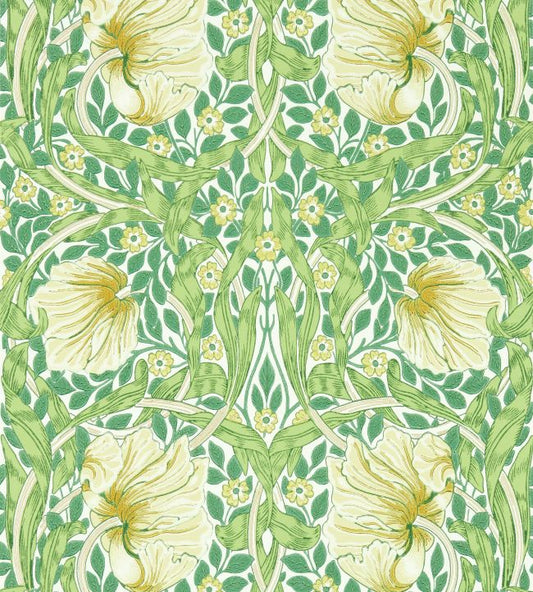 Pimpernel Wallpaper - Weld/Leaf Green - 217063 - Morris & Co