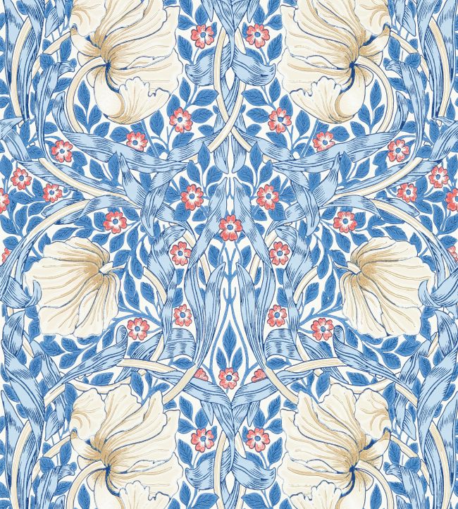 Pimpernel Wallpaper - Woad - 217062 - Morris & Co