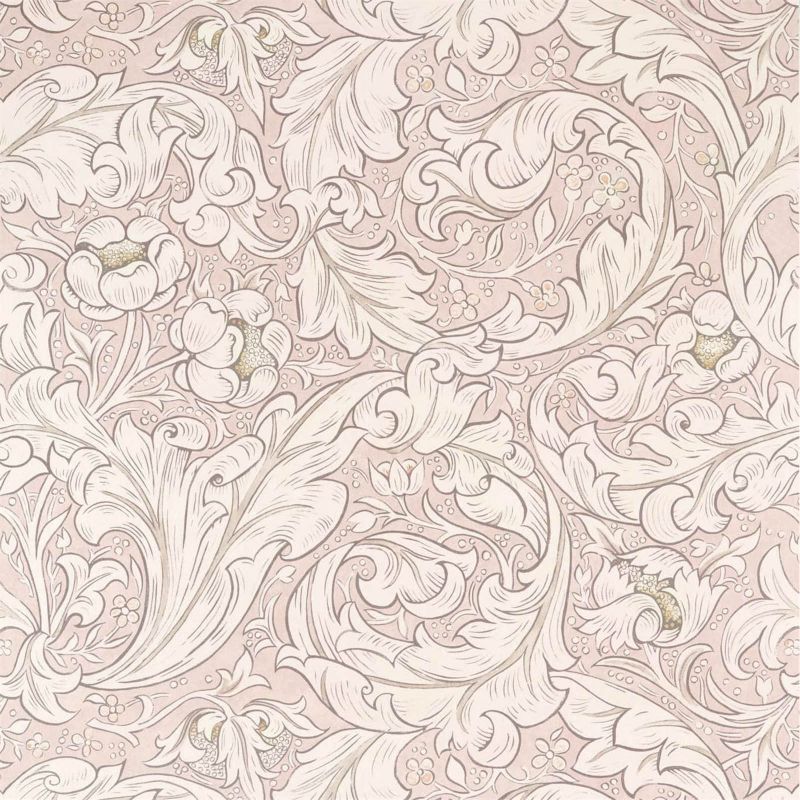 Pure Bachelors Button Wallpaper - Faded Sea Pink - 216553 - Morris & Co