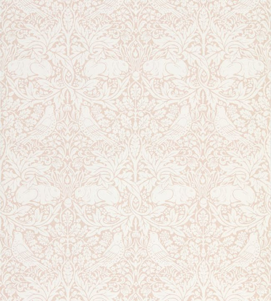 Pure Brer Rabbit Wallpaper - Faded Sea Pink - 216533 - Morris & Co