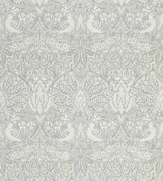 Pure Dove & Rose Wallpaper - Cloud Grey - 216520 - Morris & Co
