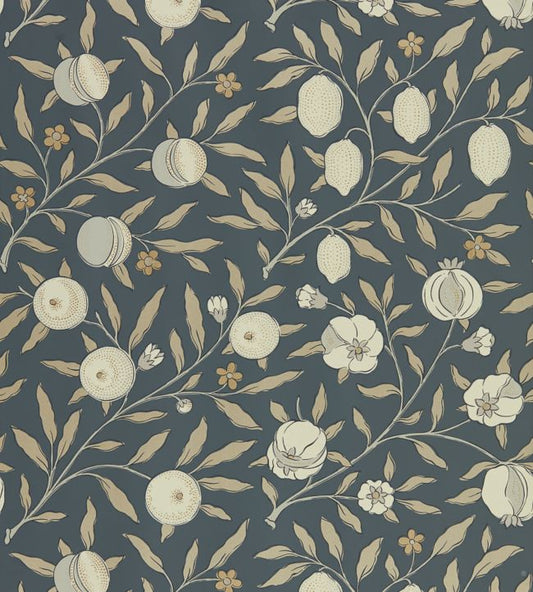 Pure Fruit Wallpaper - Black Ink - 216543 - Morris & Co