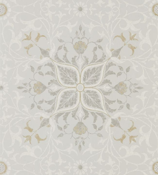 Pure Net Ceiling Wallpaper - Stone/Chalk - 216037 - Morris & Co