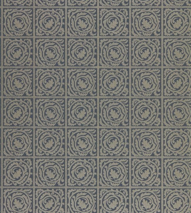 Pure Scroll Wallpaper - Ink - 216547 - Morris & Co