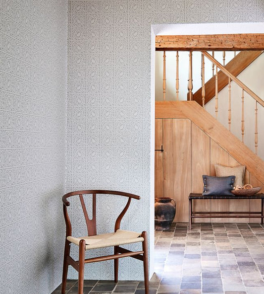 Pure Scroll Wallpaper - Lightish Grey - 216544 - Morris & Co