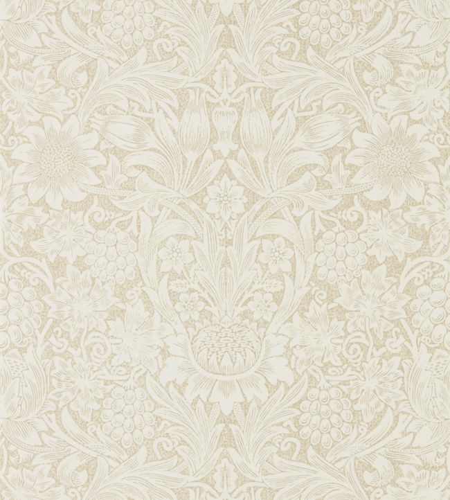 Pure Sunflower Wallpaper - Parchment/Gold - 216047 - Morris & Co