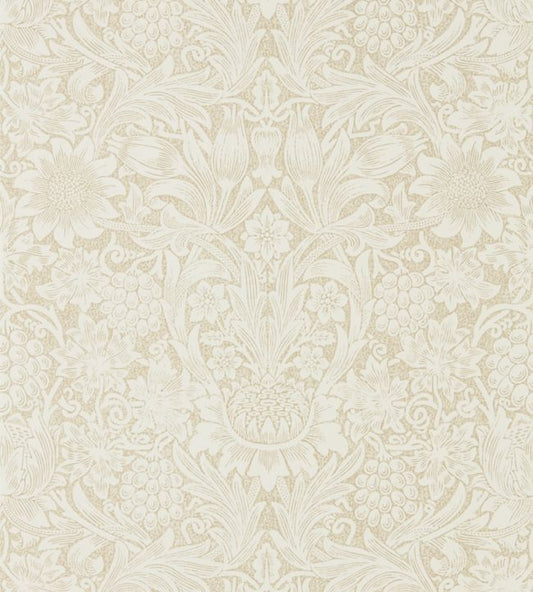 Pure Sunflower Wallpaper - Parchment/Gold - 216047 - Morris & Co