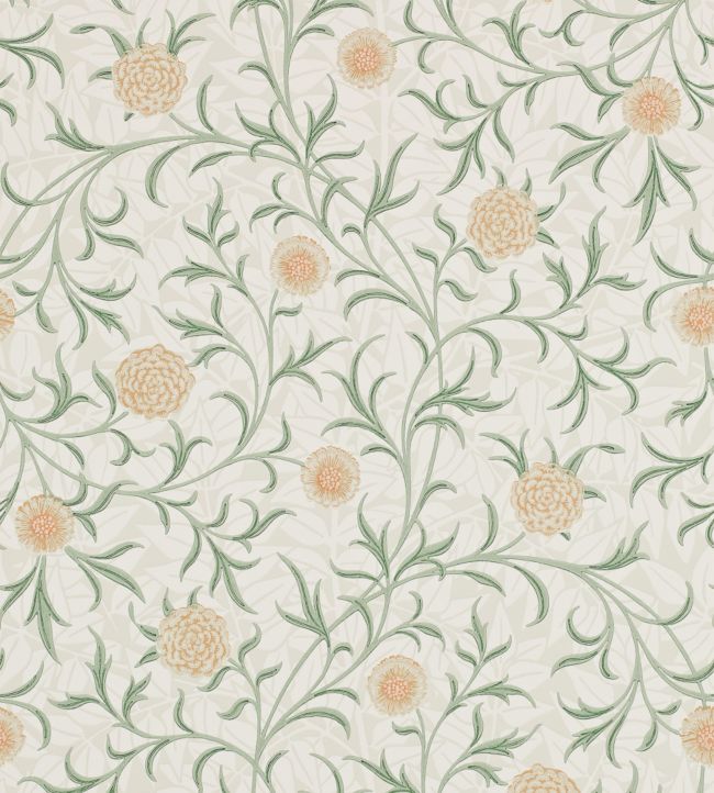 Scroll Wallpaper - Thyme/Pear - 210365 - Morris & Co