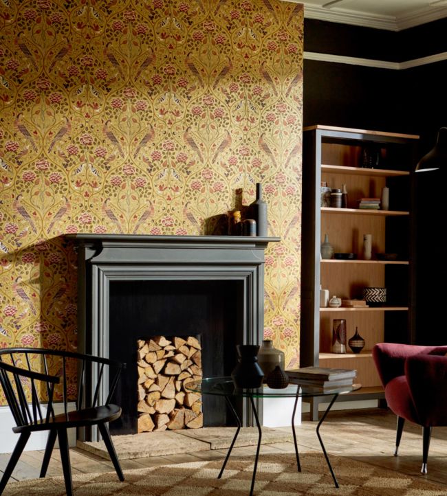 Seasons By May Wallpaper - Saffron - 216685 - Morris & Co