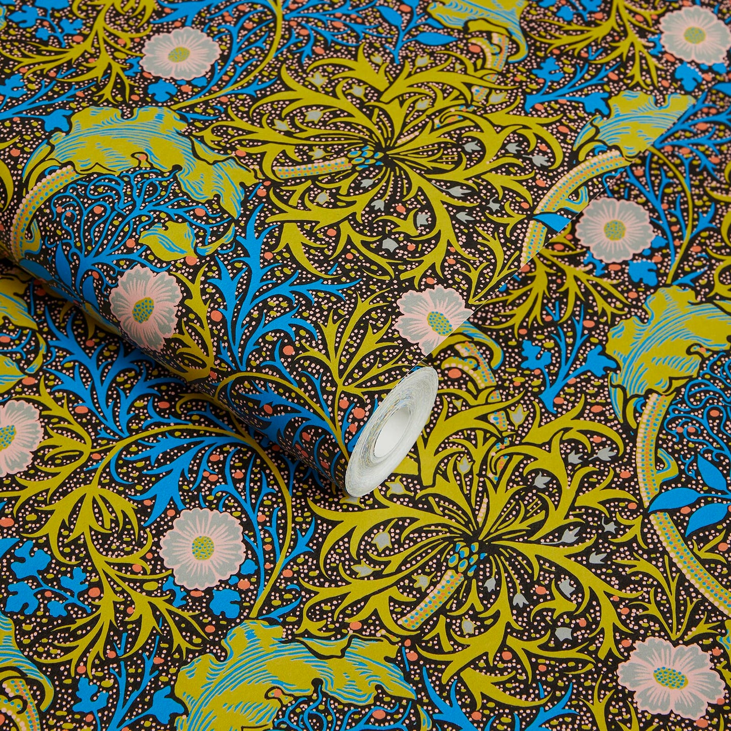 Seaweed Wallpaper - Lime - House of Hackney