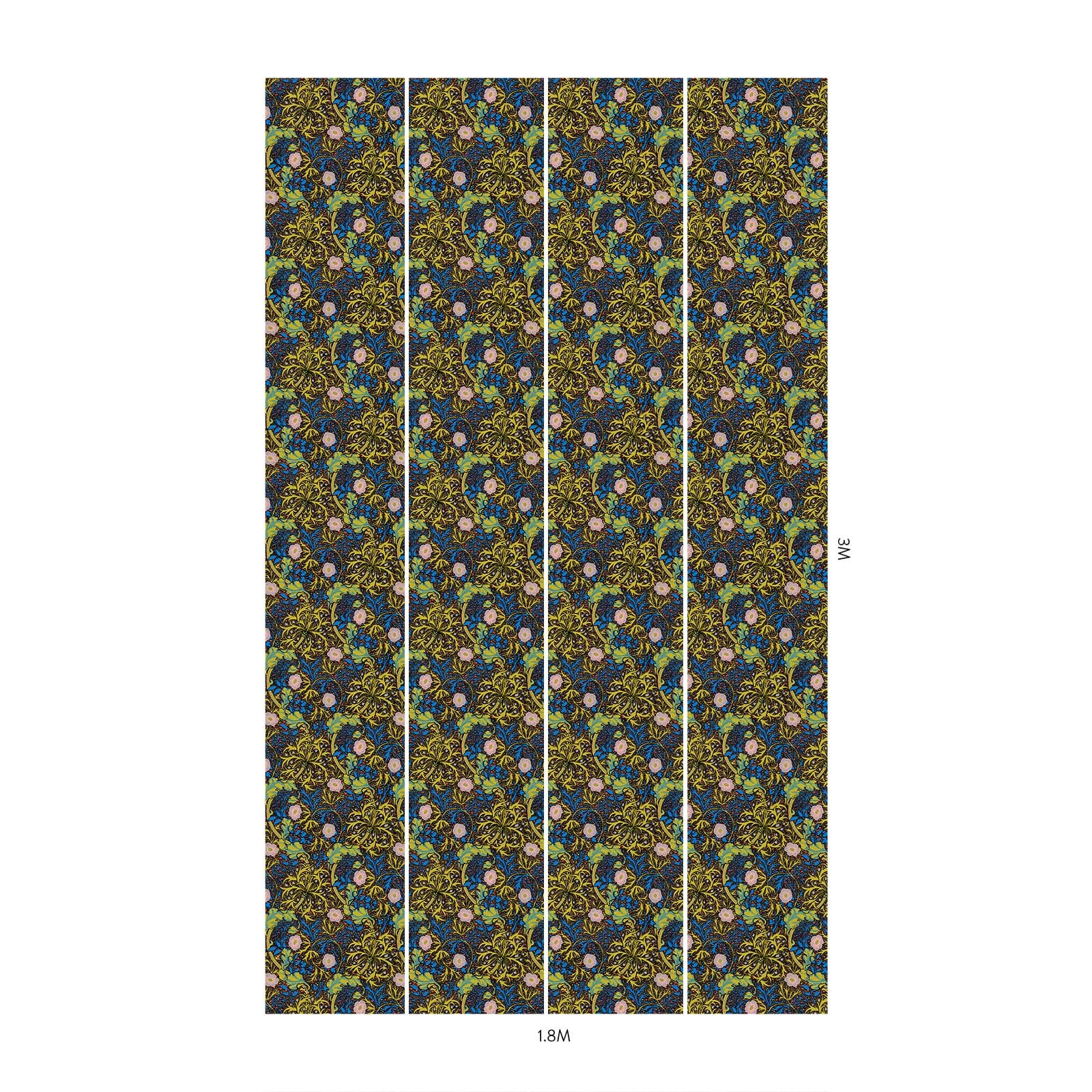 Seaweed Wallpaper - Lime - House of Hackney