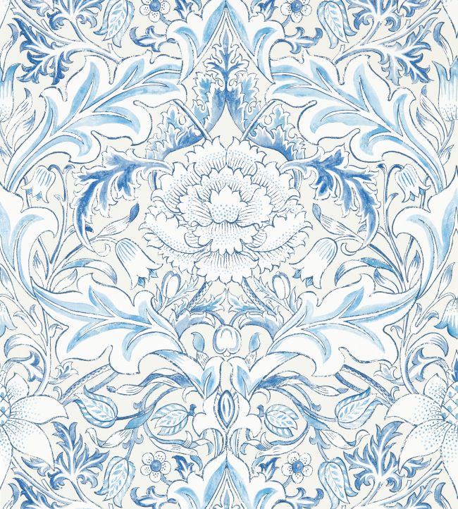 Simply Severn Wallpaper - Woad - 217075 - Morris & Co