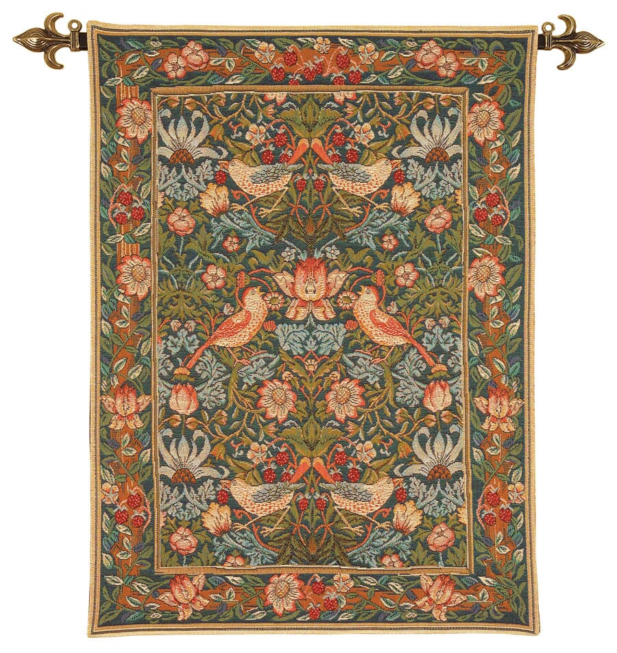 Strawberry Thief Loom Woven Tapestry - Hines of Oxford