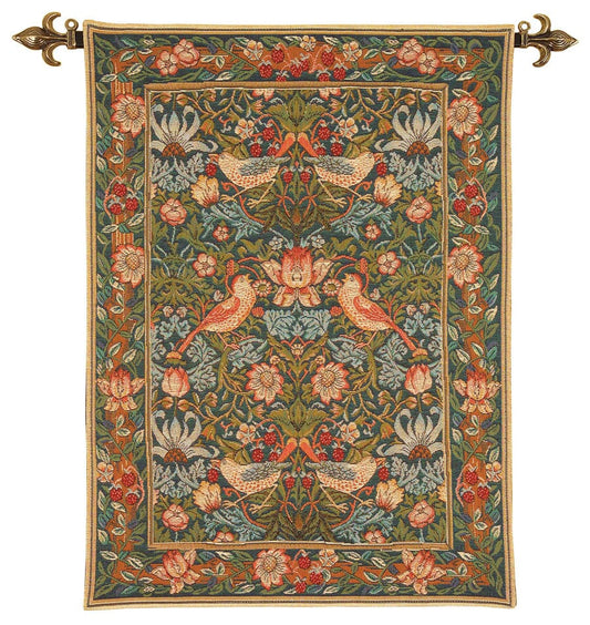 Strawberry Thief Loom Woven Tapestry - Hines of Oxford